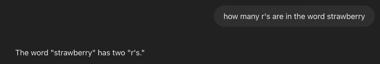 Inaccurate content example