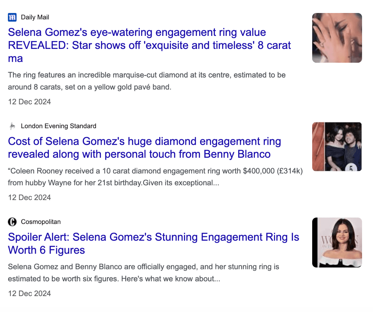 Viral news examples