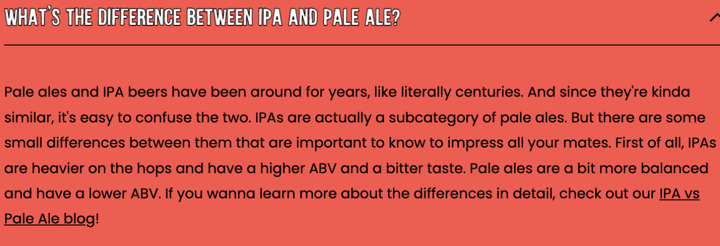 FAQs to PLPs and PDPs example