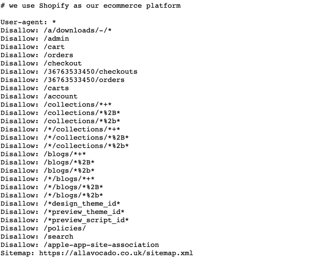sitemap index URL in robots.txt