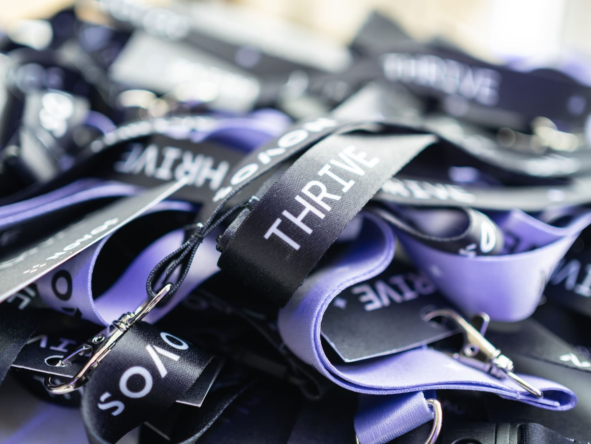THRIVE lanyards